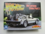  DeLorean Back To The Future 1 Pullback Kit 1:43 Aoshima 054758 